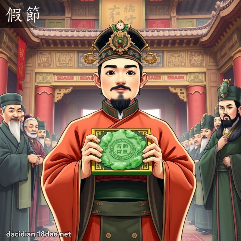 假节 - 国语大辞典配图