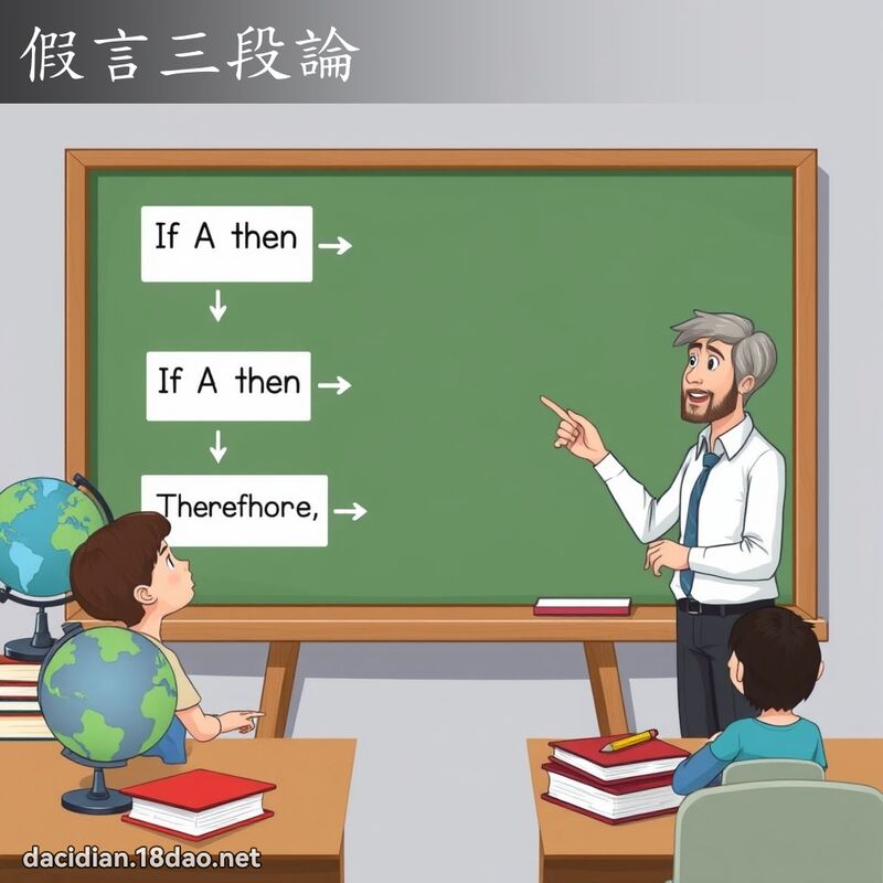 假言三段論 - 國語大辭典配圖