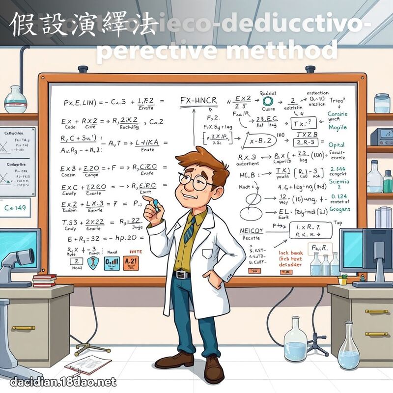假設演繹法 - 國語大辭典配圖