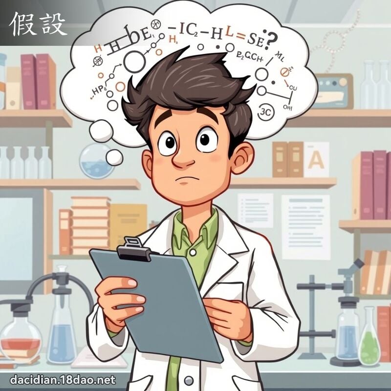 假設 - 國語大辭典配圖