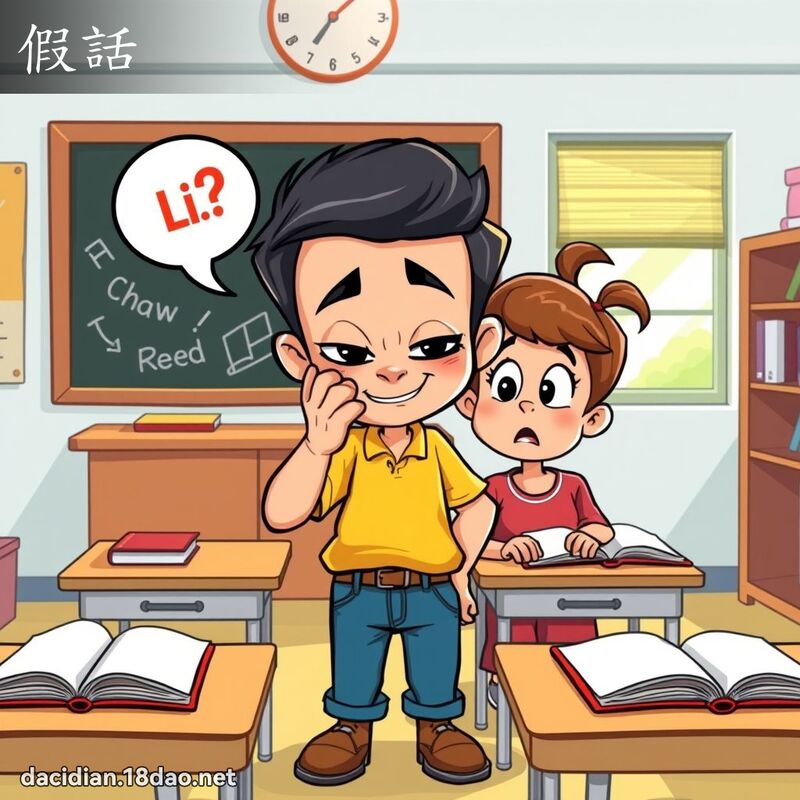 假話 - 國語大辭典配圖