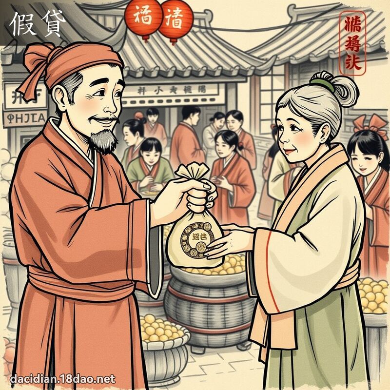 假貸 - 國語大辭典配圖