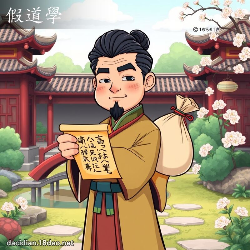 假道学 - 国语大辞典配图