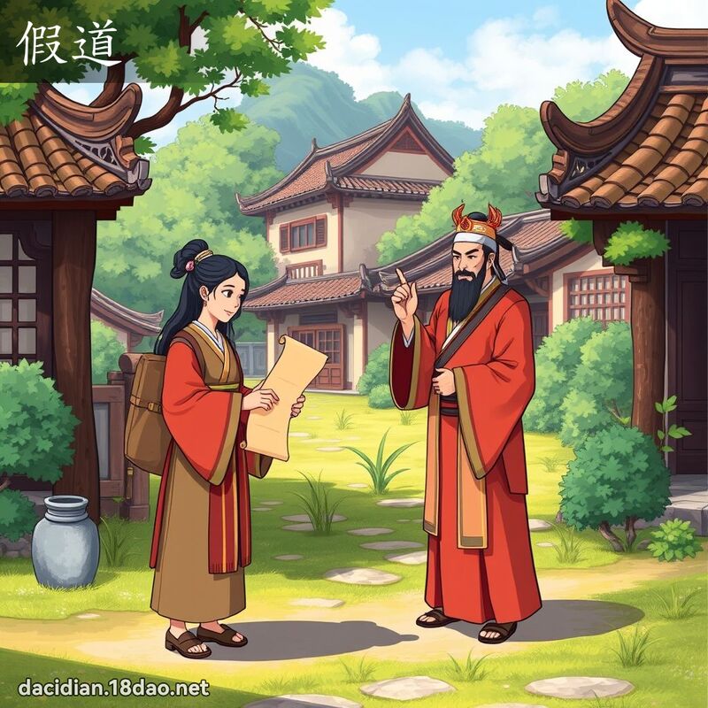 假道 - 国语大辞典配图