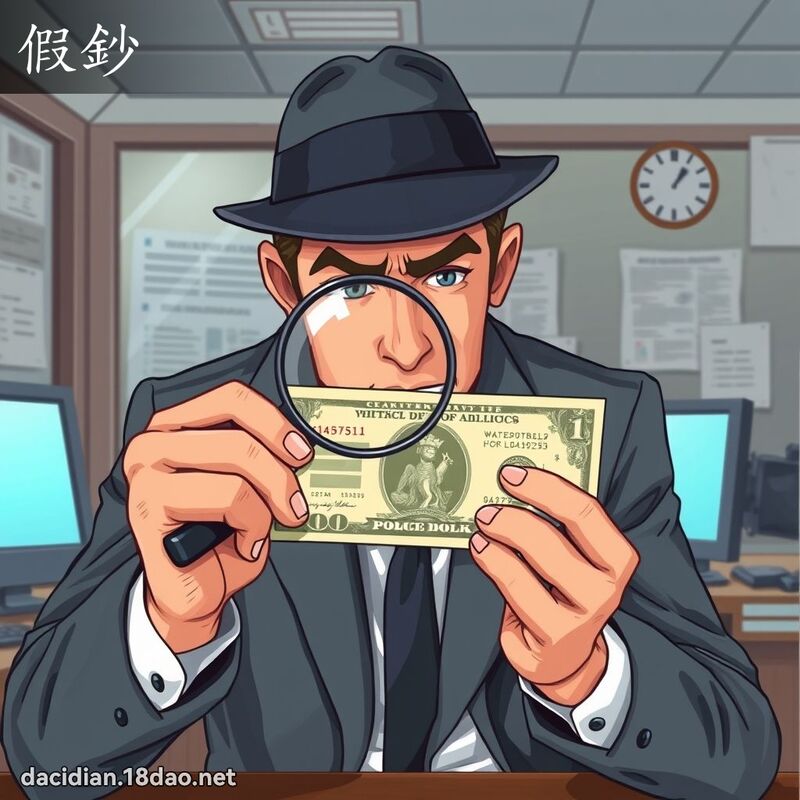 假鈔 - 國語大辭典配圖