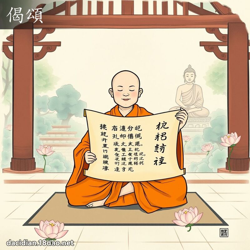 偈頌 - 國語大辭典配圖