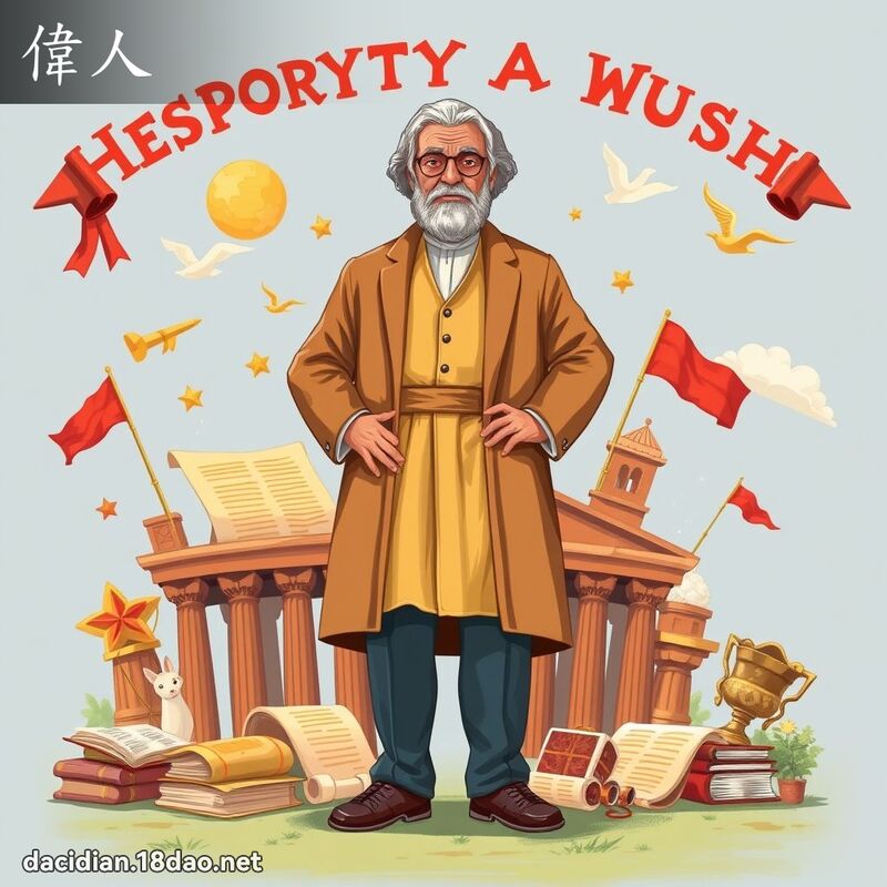 偉人 - 國語大辭典配圖