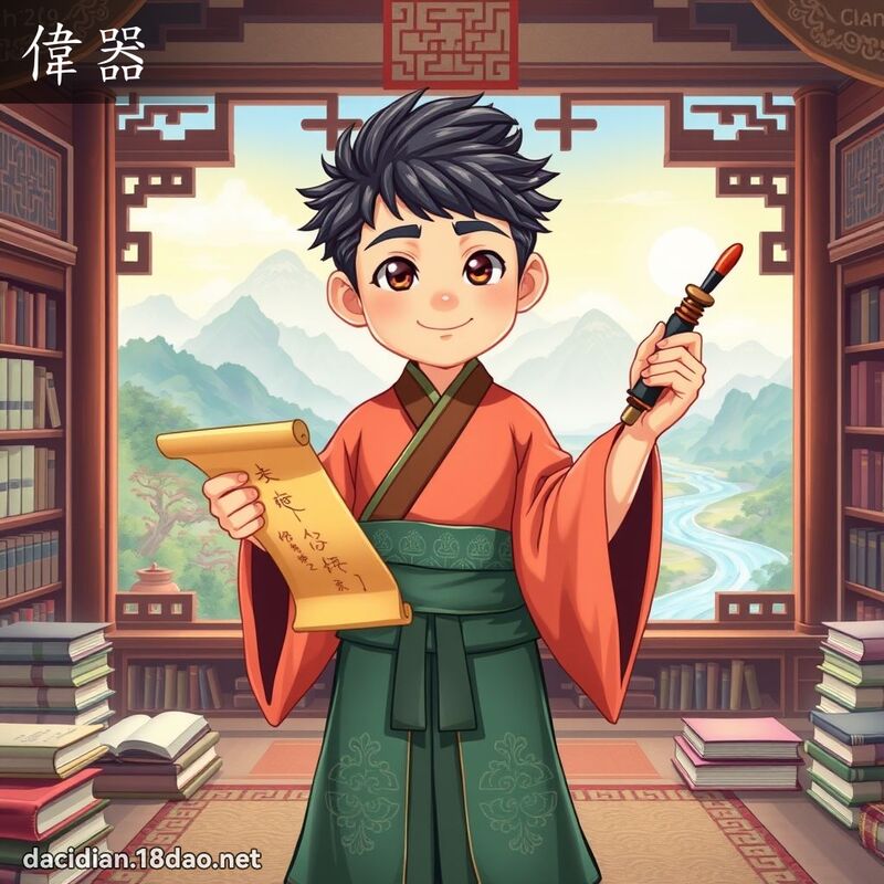 伟器 - 国语大辞典配图