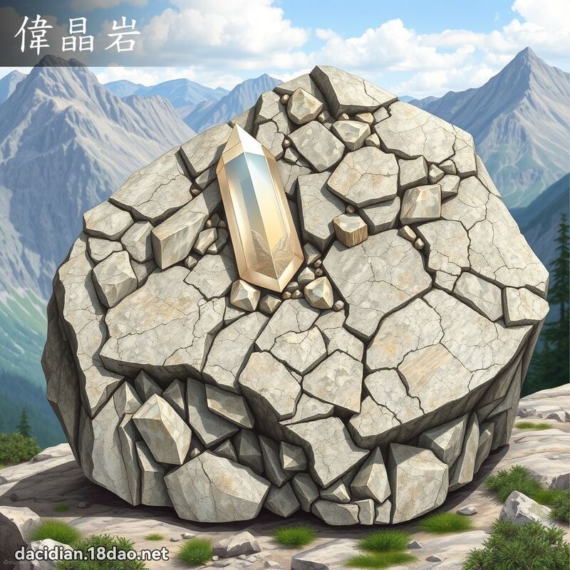 偉晶岩 - 國語大辭典配圖