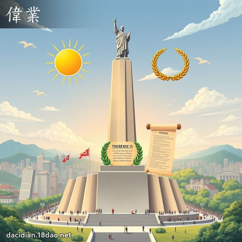 伟业 - 国语大辞典配图