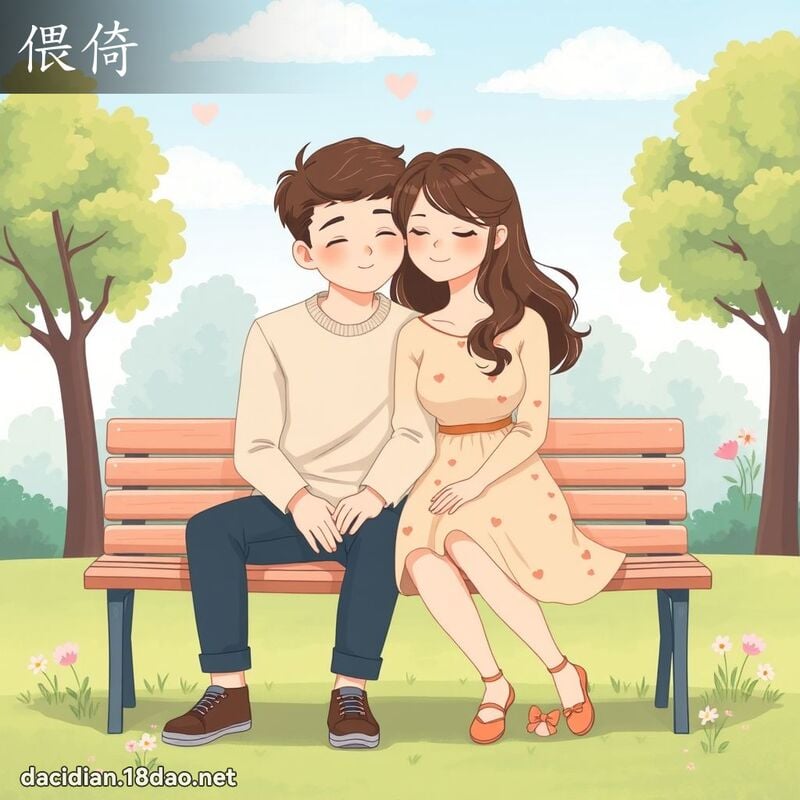 偎倚 - 国语大辞典配图