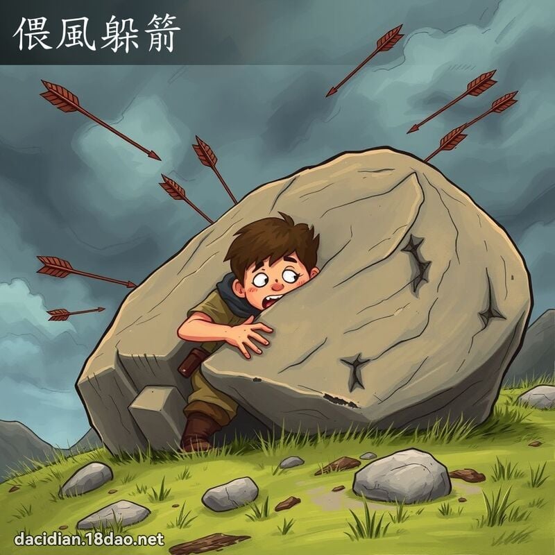 偎風躲箭 - 國語大辭典配圖