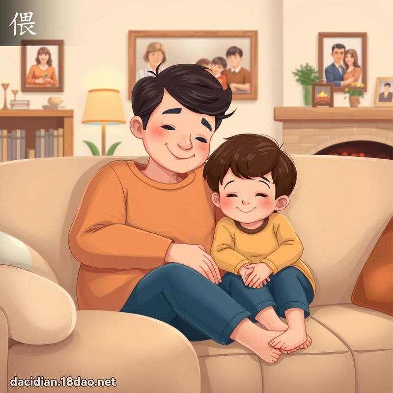 偎 - 国语大辞典配图