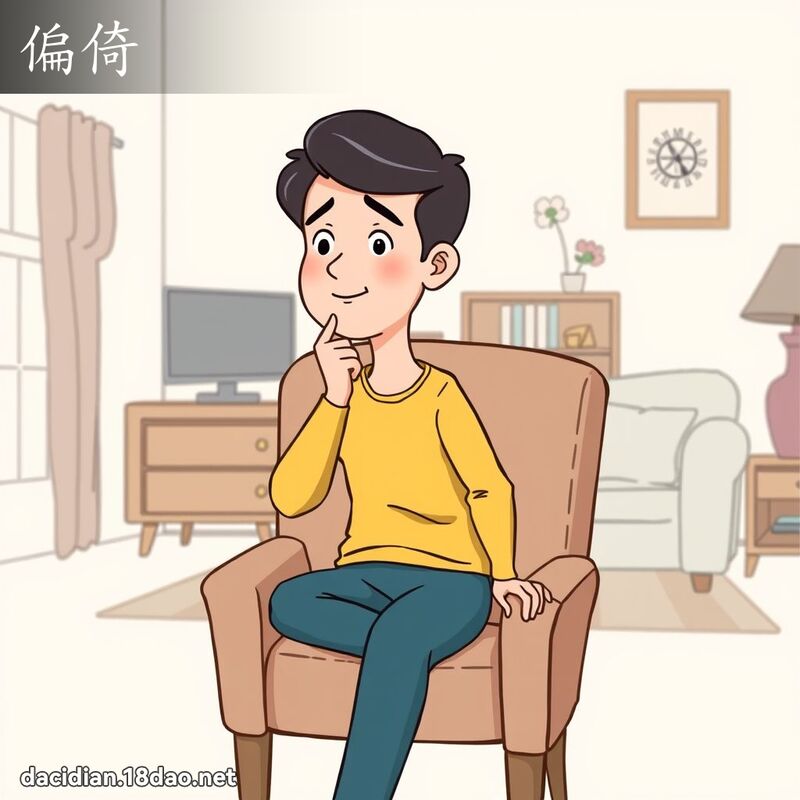 偏倚 - 国语大辞典配图