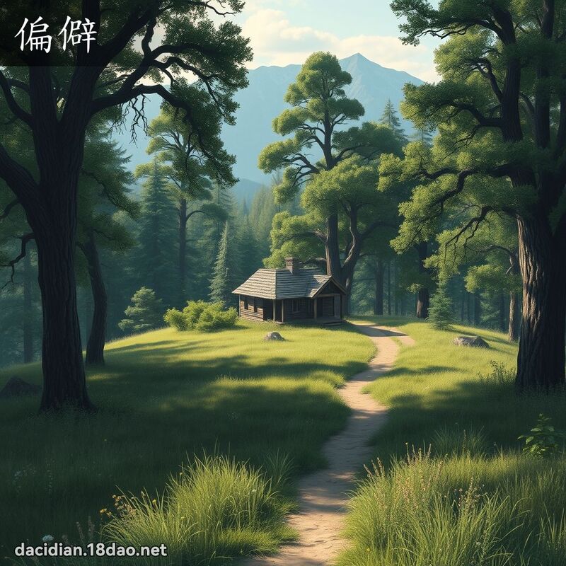 偏僻 - 国语大辞典配图