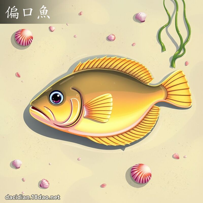 偏口鱼 - 国语大辞典配图