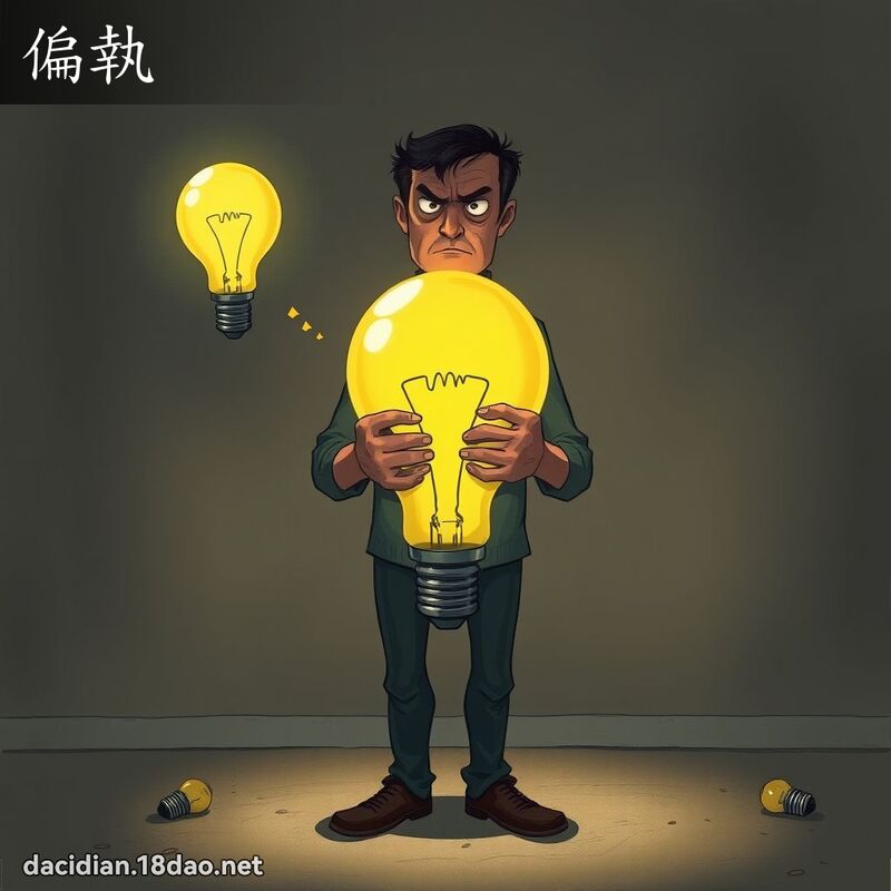 偏執 - 國語大辭典配圖