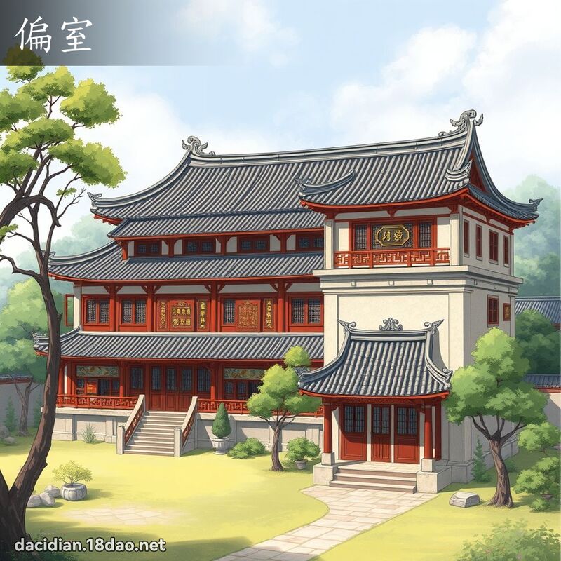 偏室 - 国语大辞典配图