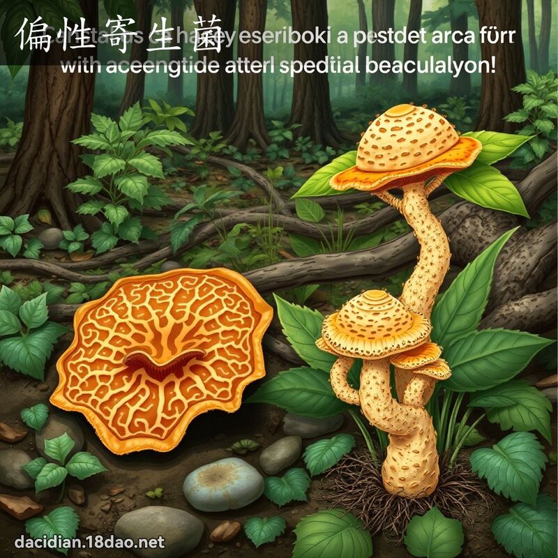 偏性寄生菌 - 國語大辭典配圖