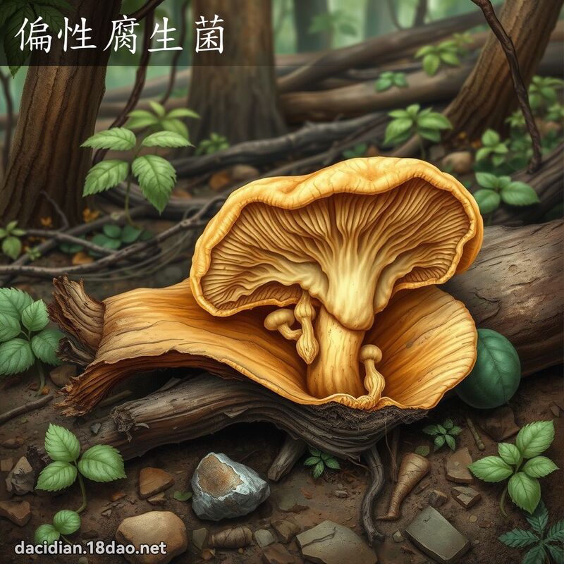 偏性腐生菌 - 国语大辞典配图