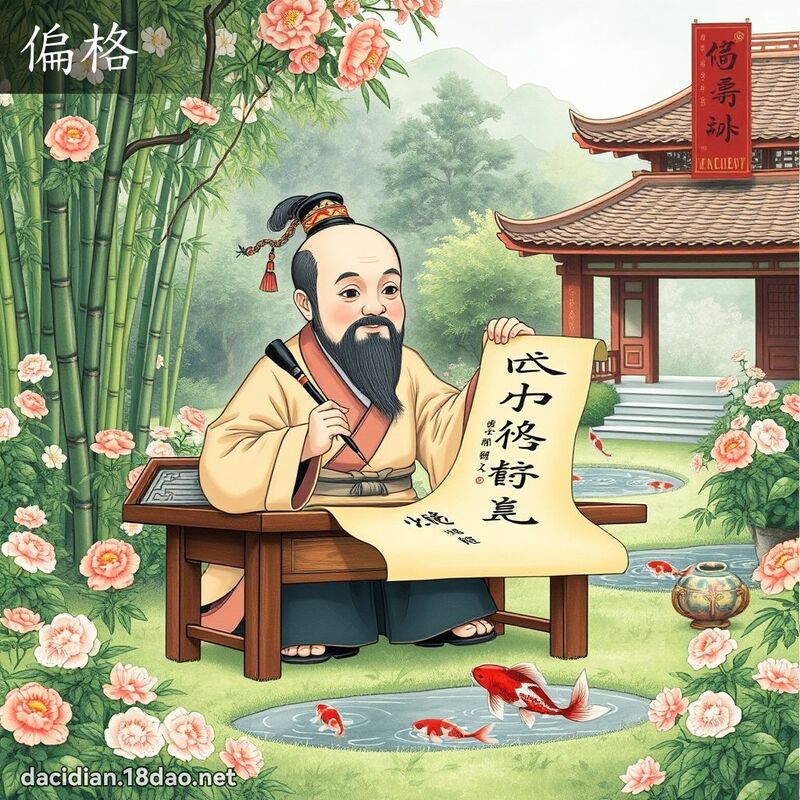 偏格 - 國語大辭典配圖