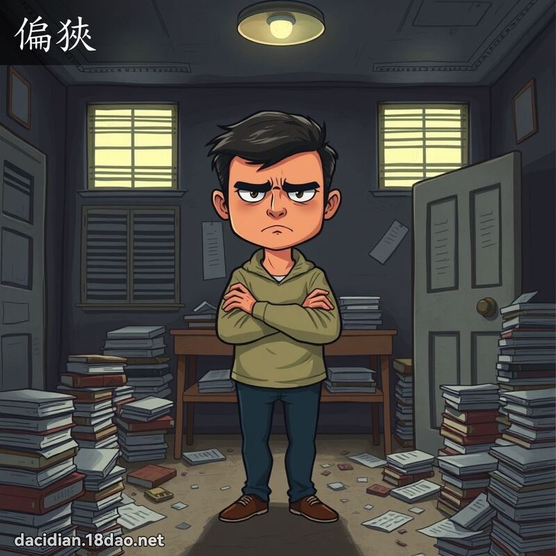 偏狭 - 国语大辞典配图