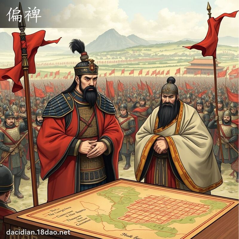 偏裨 - 國語大辭典配圖