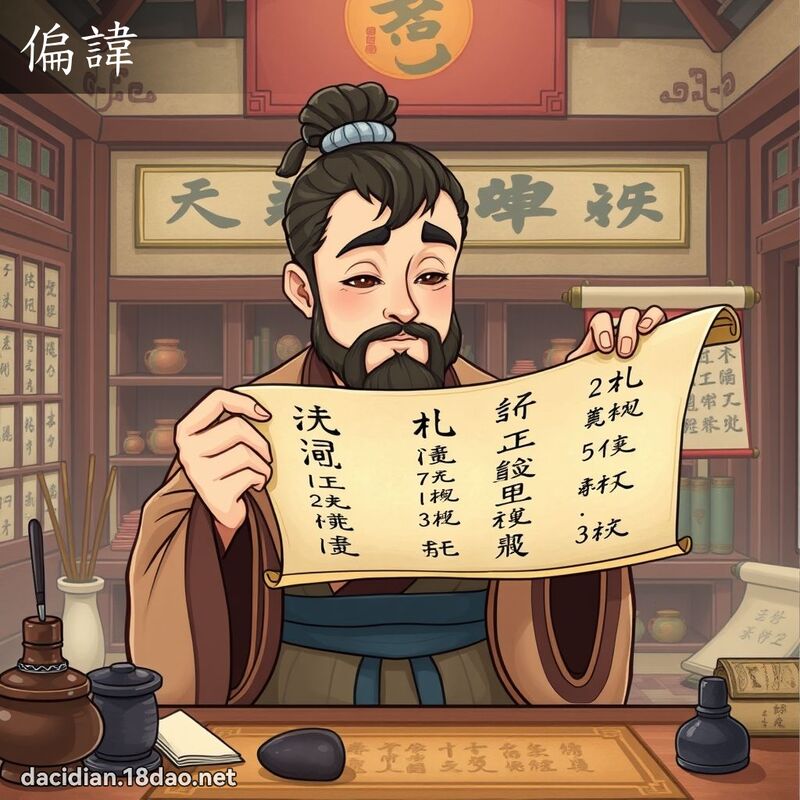 偏諱 - 國語大辭典配圖