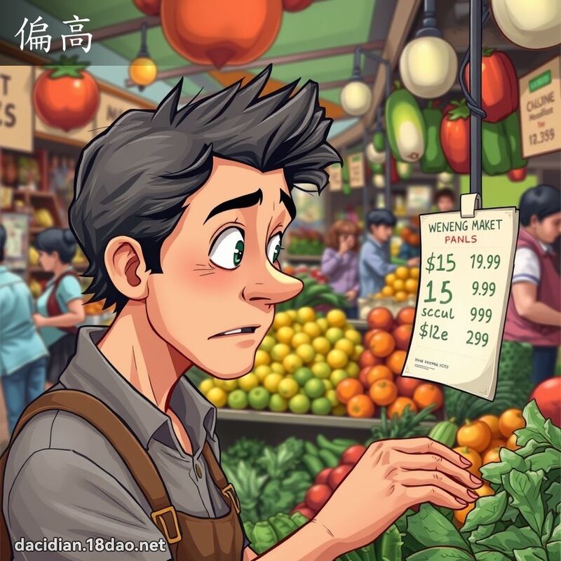 偏高 - 國語大辭典配圖