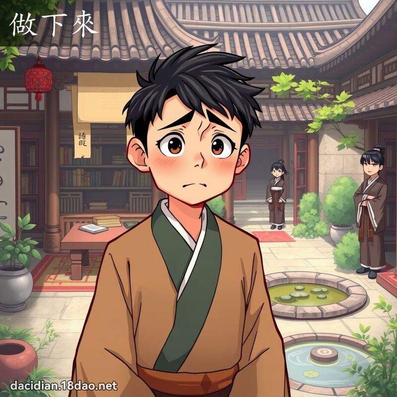 做下来 - 国语大辞典配图