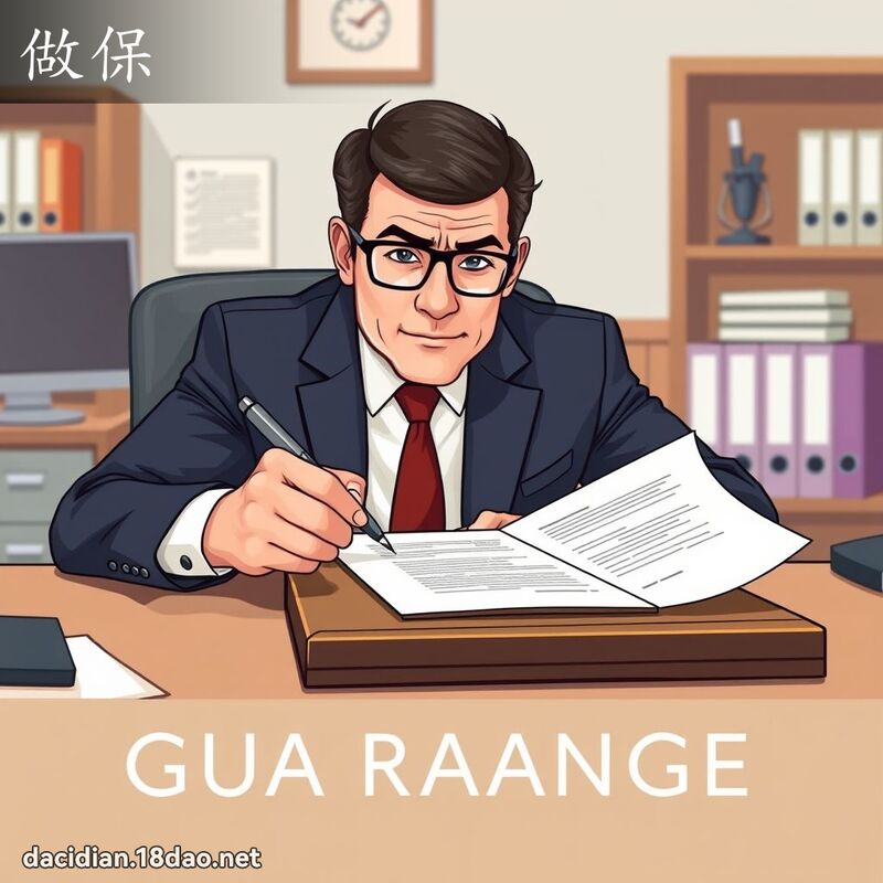 做保 - 國語大辭典配圖