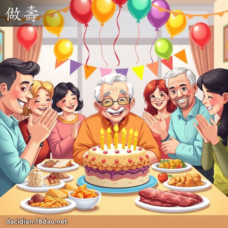 做壽 - 國語大辭典配圖