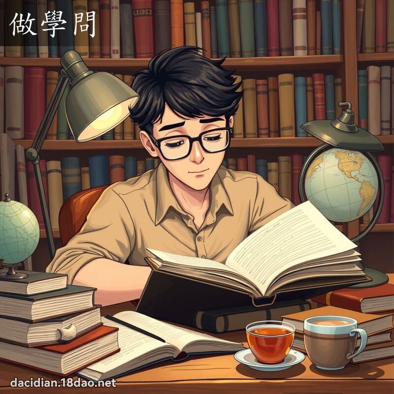 做学问 - 国语大辞典配图