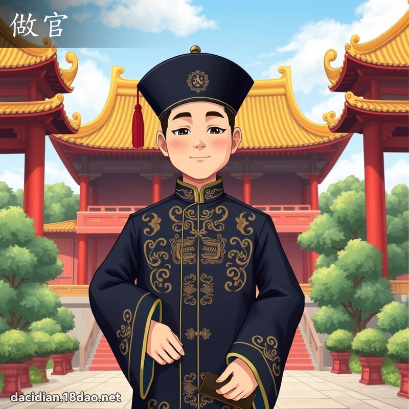 做官 - 国语大辞典配图