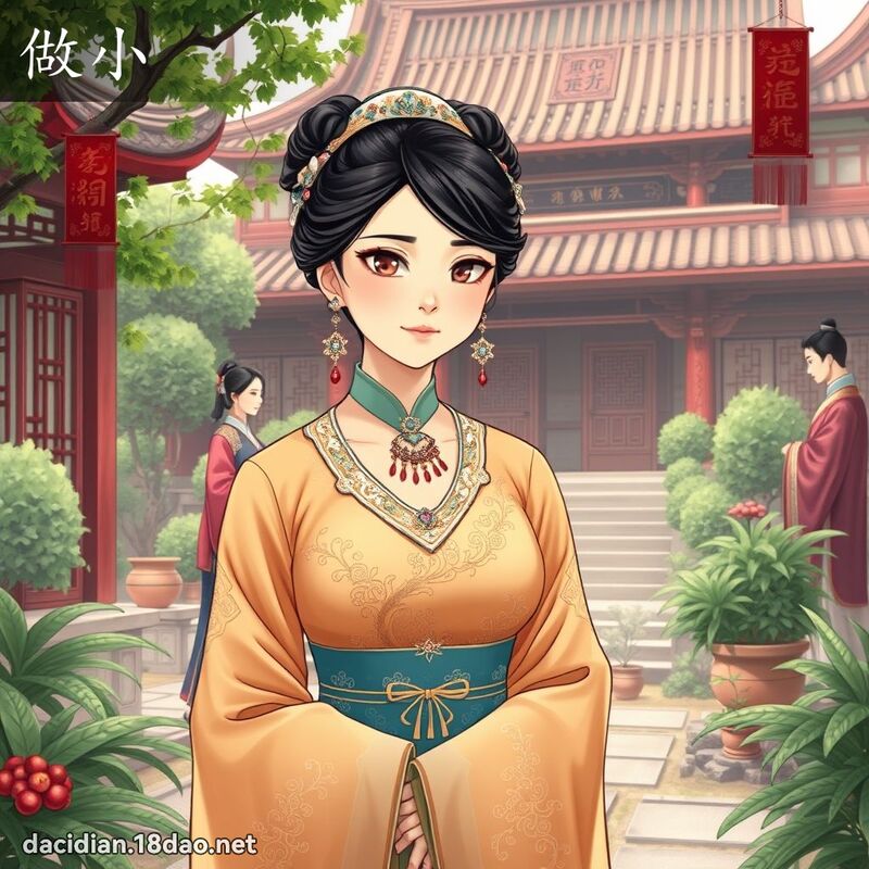 做小 - 国语大辞典配图