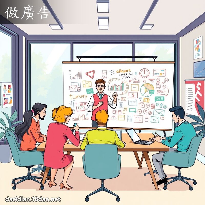 做廣告 - 國語大辭典配圖