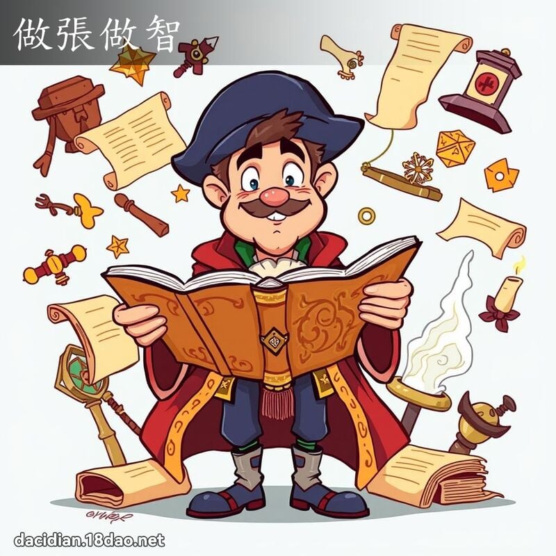 做張做智 - 國語大辭典配圖
