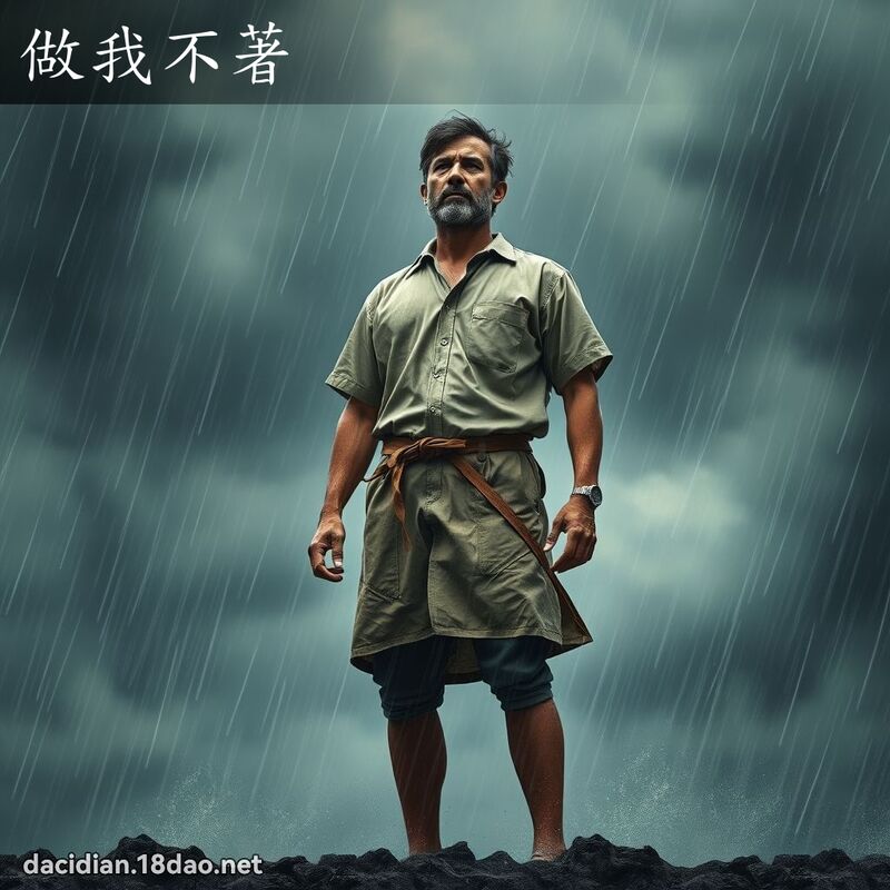 做我不著 - 國語大辭典配圖