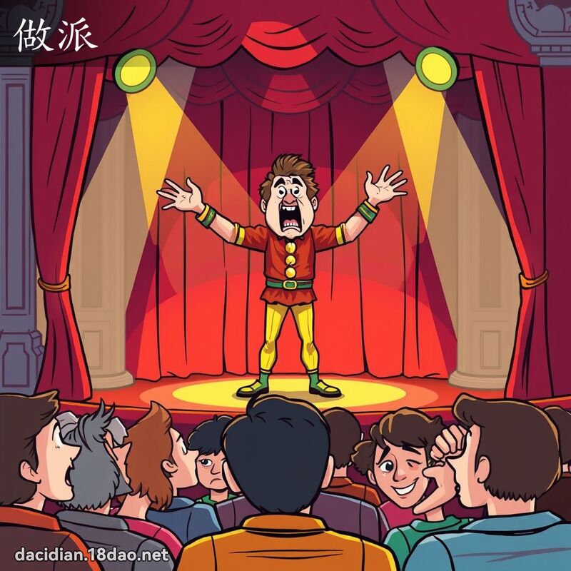 做派 - 國語大辭典配圖