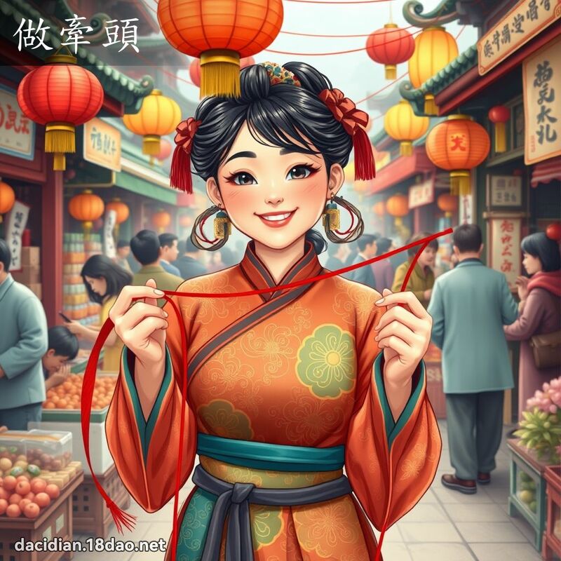 做牽頭 - 國語大辭典配圖