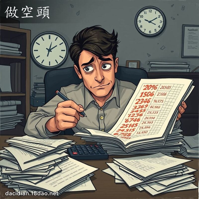 做空头 - 国语大辞典配图