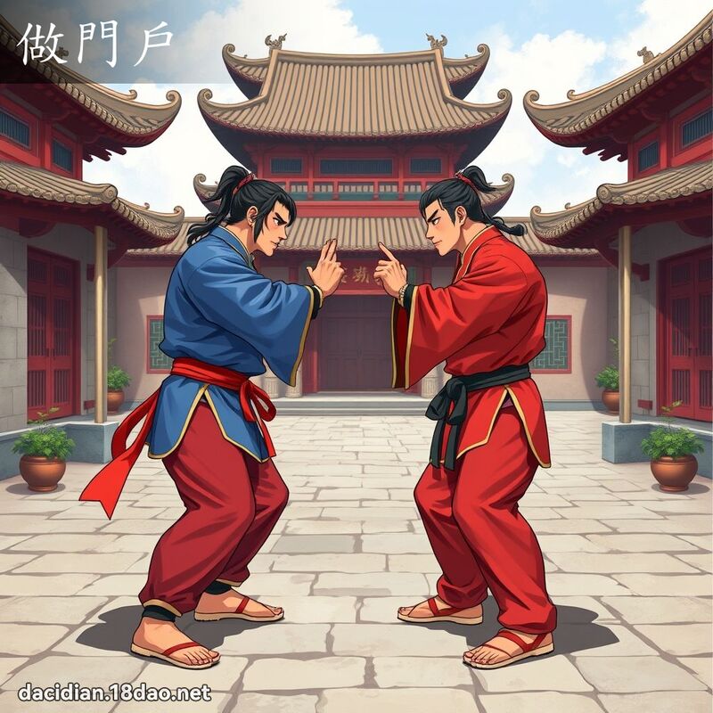做門戶 - 國語大辭典配圖