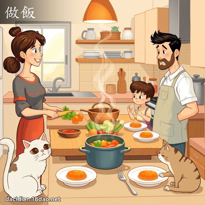 做飯 - 國語大辭典配圖