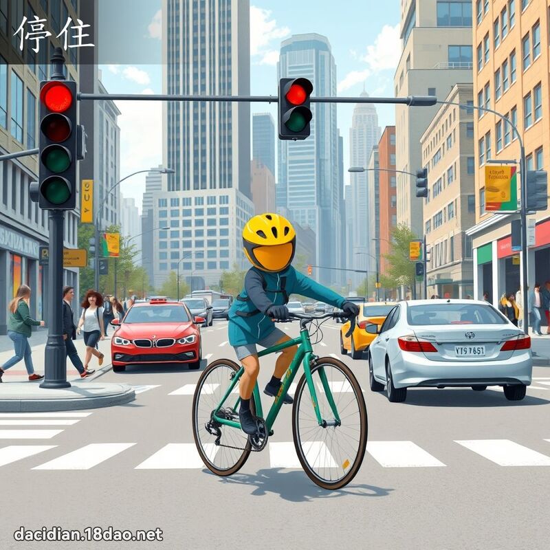 停住 - 国语大辞典配图
