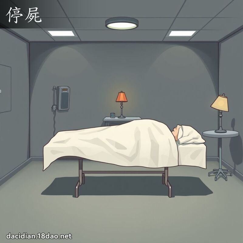 停屍 - 國語大辭典配圖