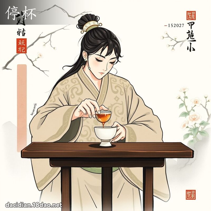 停杯 - 國語大辭典配圖