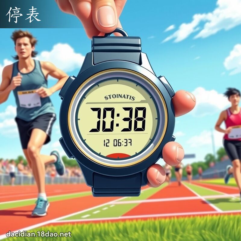 停表 - 国语大辞典配图