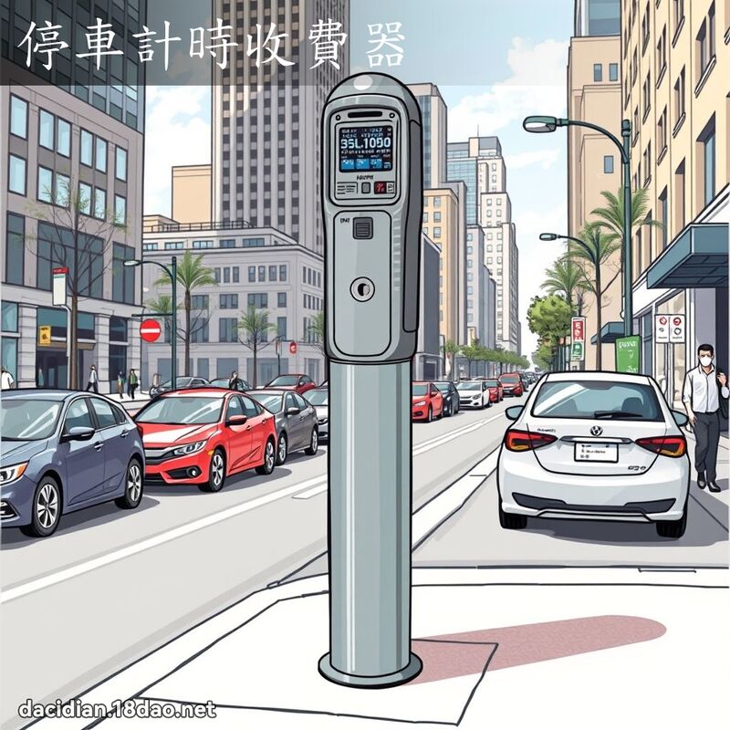 停車計時收費器 - 國語大辭典配圖
