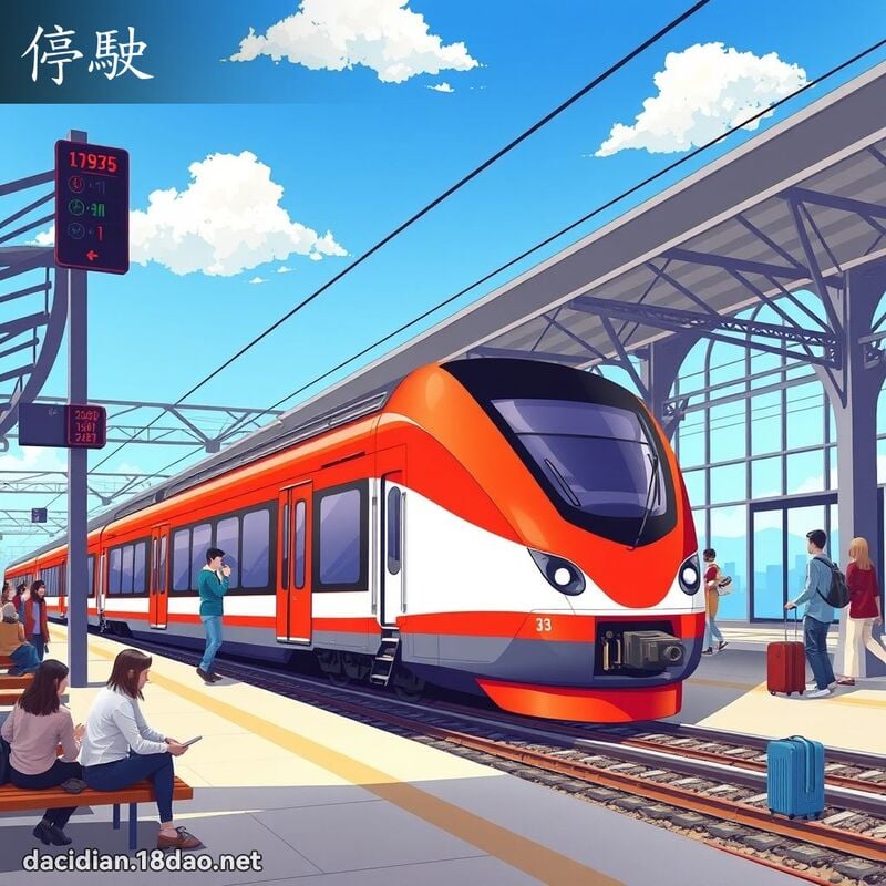 停驶 - 国语大辞典配图