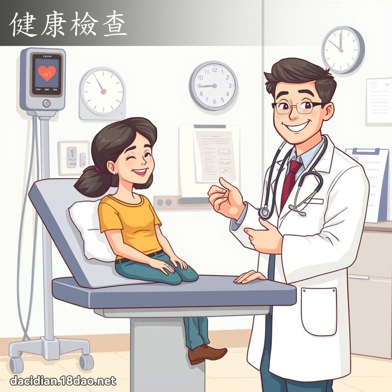 健康檢查 - 國語大辭典配圖
